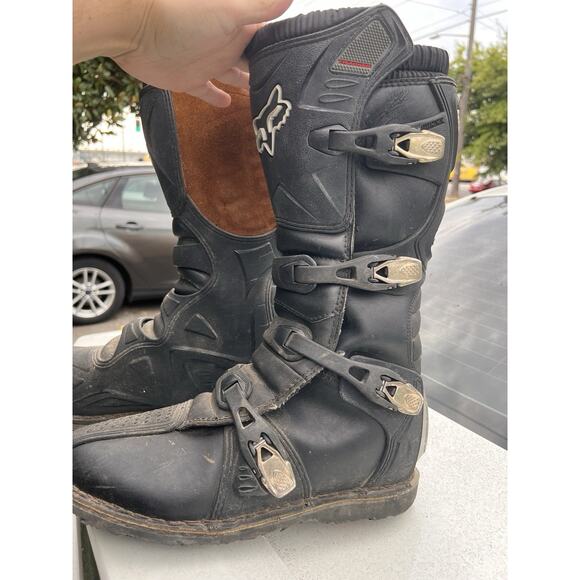 FOX RACING MX BOOTS TRACKER - MENS SIZE 14 GREAT CONDITION Motocross - Picture 1 of 14